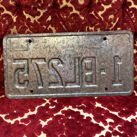 Rustic Retro Nebraska License Plate - Picture 2 of 9
